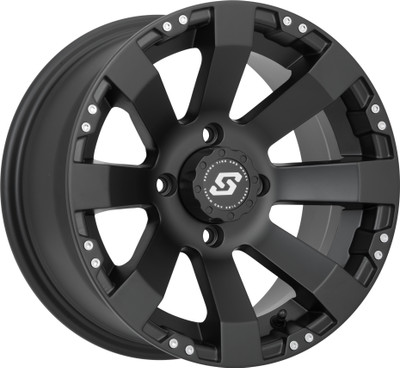 Spyder Wheel 12x7 4/110 5+2 (+10mm) Black