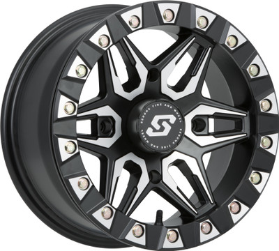Split 6 Bdlk Wheel 14x7 4/156 4+3 (+5mm) Blk/Machined