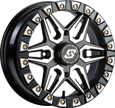 Split 6 Bdlk Wheel 15x6 4/156 5+1 (+38mm) Blk/Machined