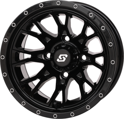 Fusion Wheel  12x7 2+5 4/110 Gloss Black