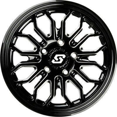 Onyx Wheel 15x7 4/156 +10mm Blk/Machined