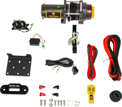 OPEN TRAIL 6000LB WINCH SYNTHETIC ROPE