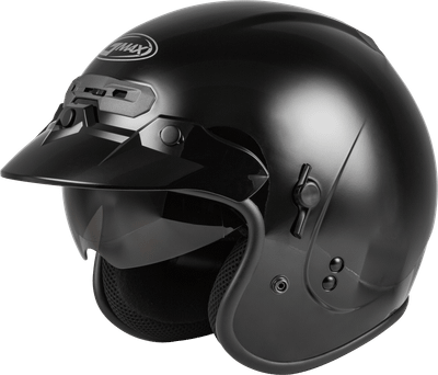 Gm 32 Open Face Helmet Black 2x