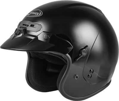 Gm 32 Open Face Helmet Black 3x