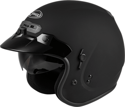Gm 32 Open Face Helmet Matte Black 2x