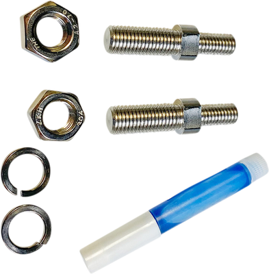 CUSTOM DYNAMICS Adapter - Mirror - Chrome - M8 x 1.25/M10 x 1.25 Right-Hand Thread/Left-Hand Thread CD-MIRADPT-03