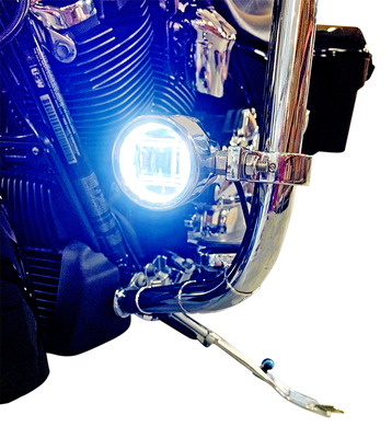 CUSTOM DYNAMICS Fog Light - Chrome - Clear Lens PB-FOG-SS6-C