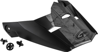 Visor W/Screws Dominant Mx 46 Matte Black/Grey Md 2x