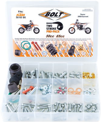 BOLT Hardware - Pro Pack - European - Gas Gas/Husqvarna/KTM 50/65 EUPP-50/65