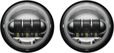CUSTOM DYNAMICS Passing Lamps - 4-1/2" - Chrome PG-45-C