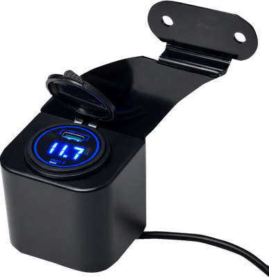 CUSTOM DYNAMICS Power Port - 12 V - Harley-Davidson® Tour-Pak® CD-PP-TP-1