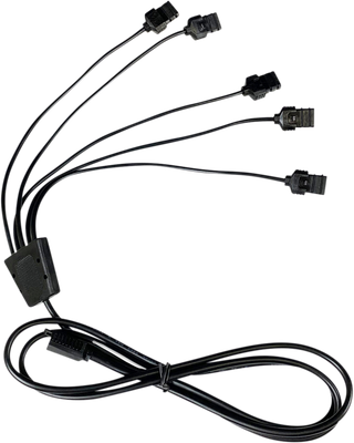 CUSTOM DYNAMICS ProGLOW™ Wire Extension - 30" - 5-Way Splitter PG-EXT-44