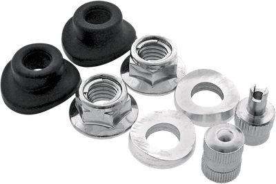 BOLT Rim Lock/Valve Stem/Seal Kit - Black/Silver 2007-RVS