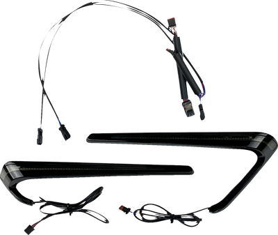 CUSTOM DYNAMICS Saddlebag Lights - LED - Smoke Lens CD-LRST-BAG-SB