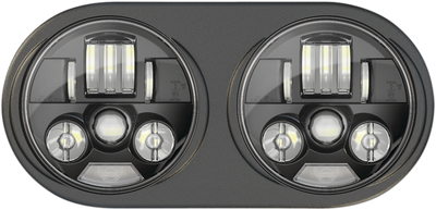 CUSTOM DYNAMICS ProBeam® LED Headlight - FLTR - Black PB-RG13-B
