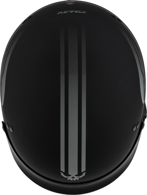 Hh 65 Retribution Helmet W/Peak Matte Black/Silver Lg