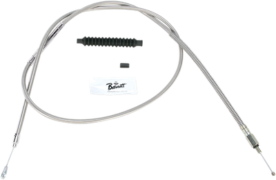 BARNETT High-Efficiency Stainless Steel Clutch Cable for Harley-Davidson - +12" - '89-'06 Touring 102301000512