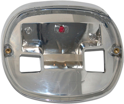 CUSTOM DYNAMICS Taillight Base Plate - Chrome TL-BASEPLATE-C