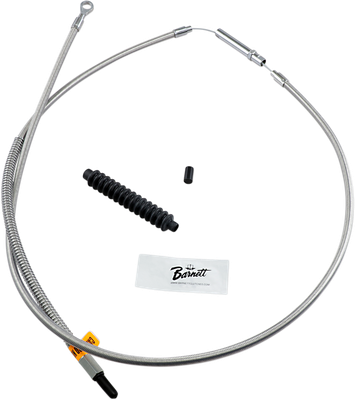 BARNETT High-Efficiency Stainless Steel Clutch Cable for Harley-Davidson - +10" - '89-'06 Touring 102301000510