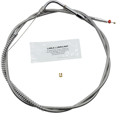BARNETT Stainless Steel Throttle Cable - +8" - '96-'01 Touring 10230300208