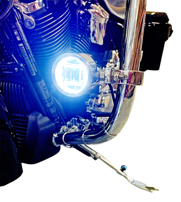 CUSTOM DYNAMICS Fog Light - Chrome - Clear Lens PB-FOG-TKE-C
