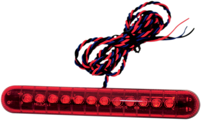 CUSTOM DYNAMICS Dual Intensity LED Light Bar - Non-Sequential with Flashing Brake - Red LB03