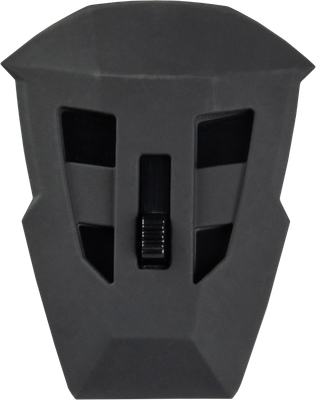 Md 74 Mouth Vent W/Screws Matte Black