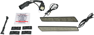 CUSTOM DYNAMICS Saddlebag Latch Lights - Smoke CD-LATCH-BCM-S