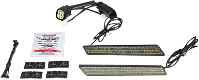 CUSTOM DYNAMICS Saddlebag Latch Lights - SS8 - Smoke CD-LATCH-SS8-S
