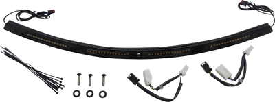 CUSTOM DYNAMICS Windshield Trim - Sequential Turn Signals - Black CD-WT2-SEQ-01-B