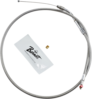 BARNETT Stainless Steel Throttle Cable - Dyna/FXR/Softail 1023030015