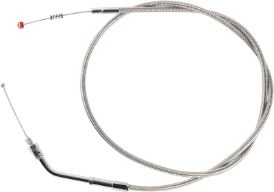 BARNETT Stainless Steel Idle Cable - +6" - '88-'95 Sportster 102304000506