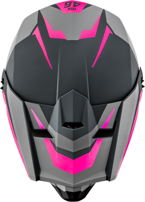 Youth Mx 46y Cyclus Helmet Matte Grey/Pink Yl