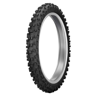 Dunlop Geomax MX33 front tire, angled view