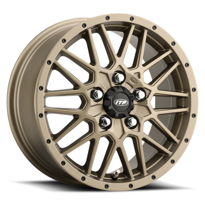 ITP Hurricane 18x6.5 / 4x156 BP / 4+2.5 Offset Bronze Wheel
