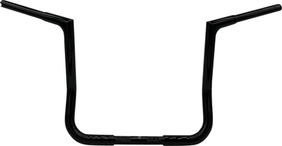 FAT BAGGERS INC. 1-1/4" EZ Install Flat Top Handlebar - 14" - Black 745014-B