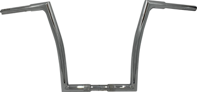 FAT BAGGERS INC. 1-1/4" EZ Install Flat Top Handlebar - 14" - Chrome 748014