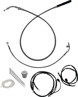 FAT BAGGERS INC. EZ Install Kit - +6" - FLTR/SE - Braided 149916