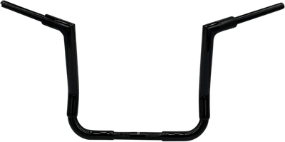 FAT BAGGERS INC. 1-1/2" EZ Install Flat Top Handlebar - 14" - Black 615014-B