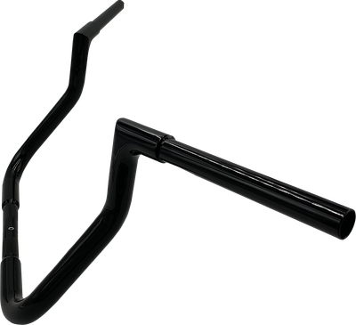 FAT BAGGERS INC. 1-1/4" EZ Install Flat Top Handlebar - Reduced Reach - 11" - Black 705011-B