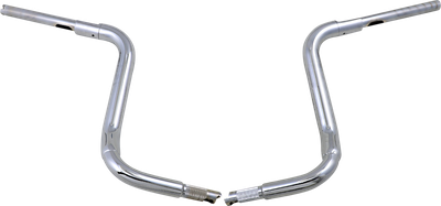 FAT BAGGERS INC. 1-1/2" EZ Install Rounded Top Handlebar - 14" - Chrome 803014