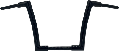 FAT BAGGERS INC. 1-1/2" EZ Install Flat Top Handlebar - 12" - Black 607012-B