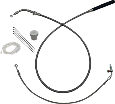 FAT BAGGERS INC. EZ Install Kit - +4" - FLTR/SE - Braided 149914
