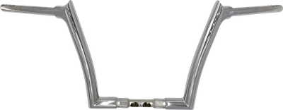 FAT BAGGERS INC. 1-1/2" EZ Install Pointed Top Handlebar - 12" - Chrome 816012