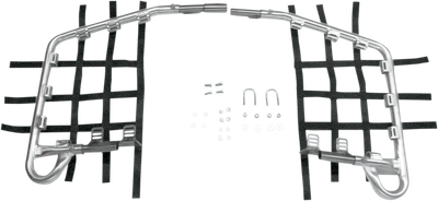 DG PERFORMANCE Nerf Bars - 1-1/4" - Natural/Black - Yamaha - YFZ '04-'12 60-4450