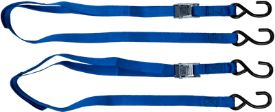 1" X 6' Tie Down Blue 2/Pk