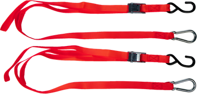 1" X 6' Tie Down Soft Tie Red 2/Pk