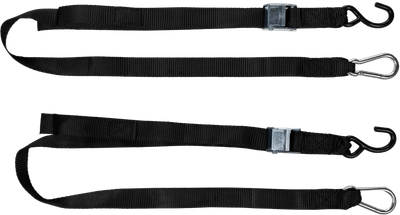 1.5" X 6' Tie Down Soft Tie Black 2/Pk