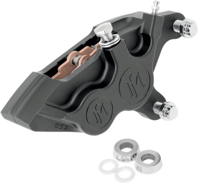 PERFORMANCE MACHINE (PM) 4-Piston Caliper - Front Right - Black Ops™ - 11.5" 0053-2920-SMB