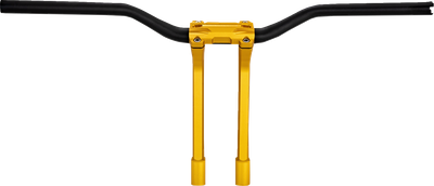 PERFORMANCE MACHINE (PM) Phatbar & Riser Kit - Internal Wiring - 11-1/2" - Gold Ops 0208-2197M-SMG